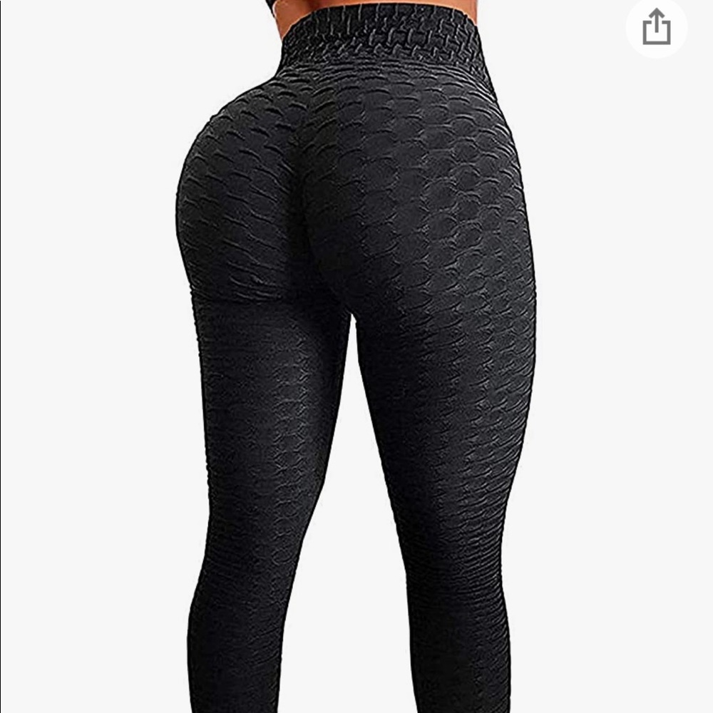 Tik tok honeycomb butt lift legging size large